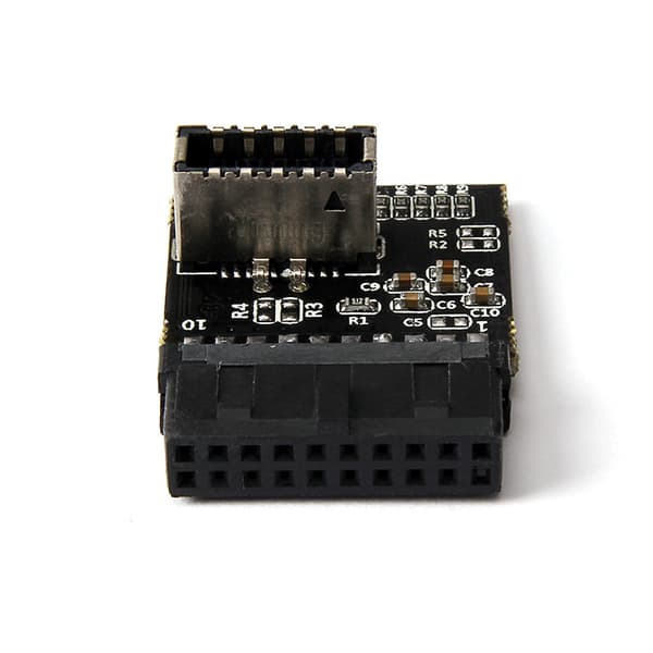 Hovedkort USB3.0 19P / 20P til Type-E 90 graders frontkontakt