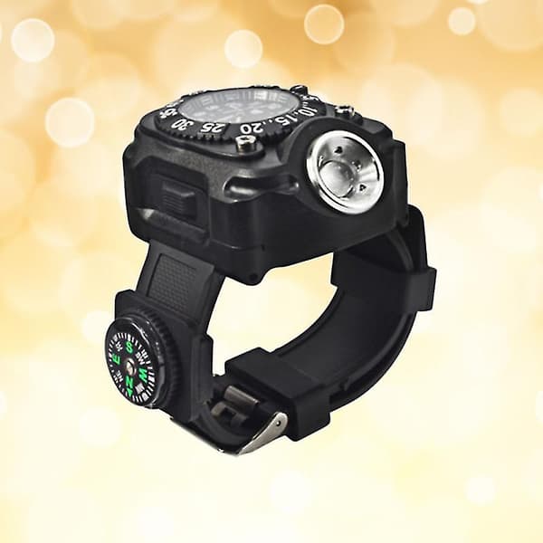1 stk LED Lommelygte Armbåndsur