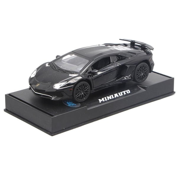 1:32 Rambo LP780 sports car alloy car model, sound and light children's simulation car toy sports car model