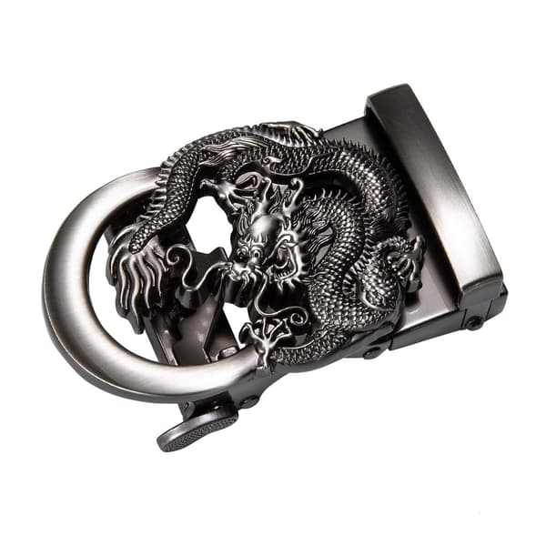 Men's Genuine Leather Buckle or Strap, Buckle Only, Nickel-Free Buckle, Adjustable