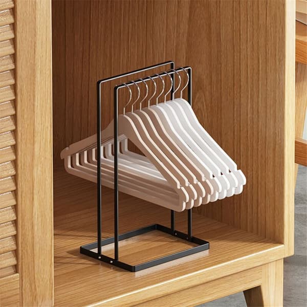 Hanger Organizer Stacker, Clothes Hanger Organizer Rack for Laundry Room Wardrobe, Clothes Hanger Storage Rack