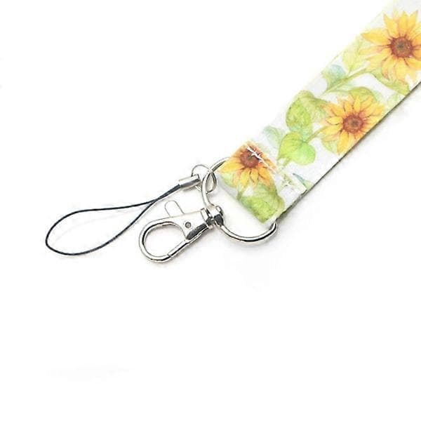 Somrig Slitstark Nyckelring med Solros