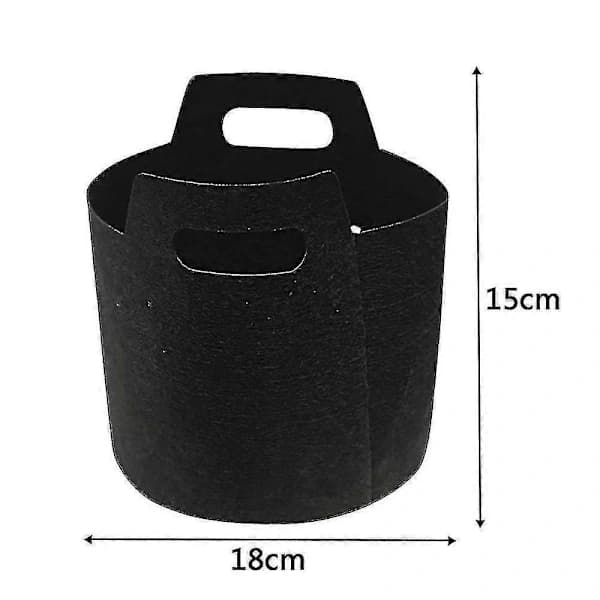 NA/Round Fabric Pots Root Container Plant Bag Planter Bag Aeration Container