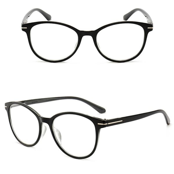 Vintage Design Leseglass Brun +3 Brun 3 Brun 3