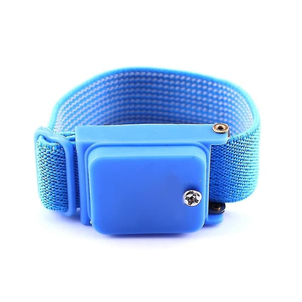 Wireless Electrostatic Wristband Blue Antistatic Cordless Adjustable Wrist Strap