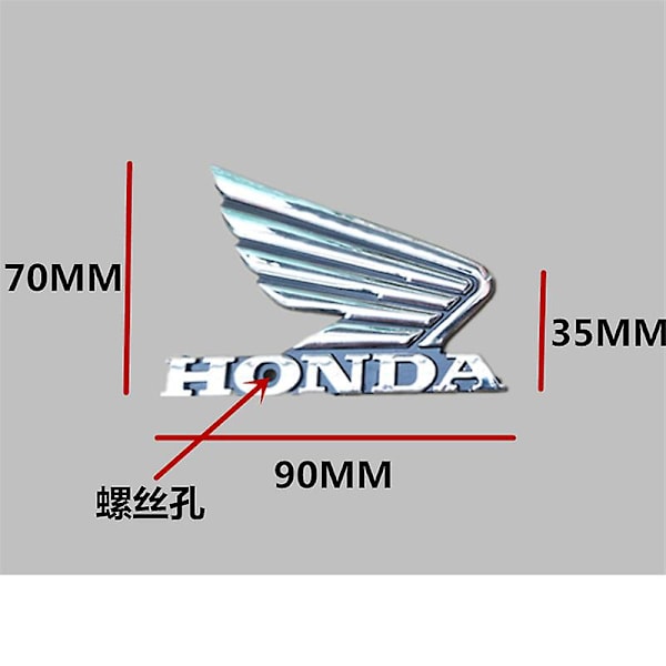 Motorcykeldekal Märke Emblem Vind Moto Dekaler För Honda Dio Cbr Vfr Bränsletank Dekal Motorcykeltillbehör Bilstil| |