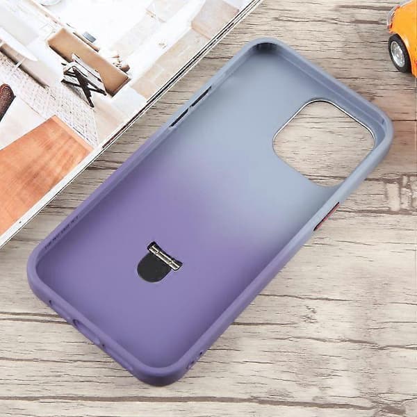 Gradient MagSafe-holder flytende TPU Hybrid PC-telefondeksel for iPhone 15