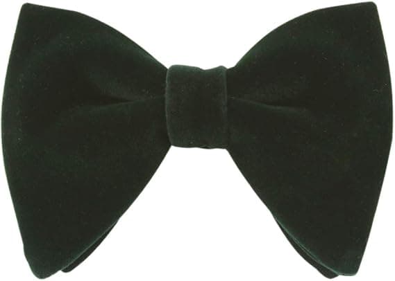 Herr Oversized Sammet Slips Pre Tied Formell Smoking