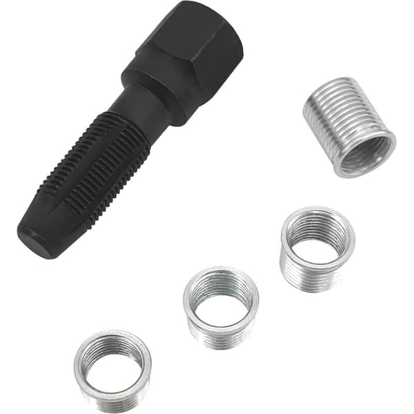 5-piece M14 x 1.25 Spark Plug Thread Repair Kit, Cylinder Head Threading Kit, Spark Plug Threading, 14mm Drill Cylinder Thread Repair Kit
