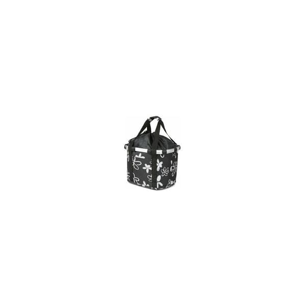 Foldable Bicycle Basket, Small Basket for Cat and Dog, Flower Style