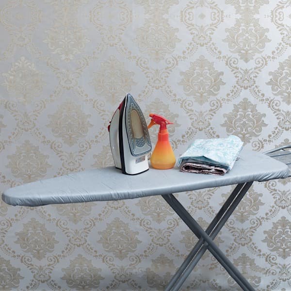 Polyester Ironing Board Cover High Temperature Resistant Double Layer Ironing Board Cover Grey 140*50cm