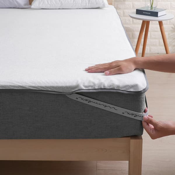 Waterproof Mattress Protector 120x200cm Breathable Bed Protector for Adults & Children, Dustproof & Hypoallergenic[JUN]