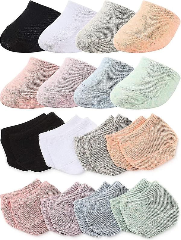 Ny stil 8 par tåtopper Liner Half Socks Sømløse damestrømper