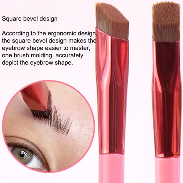 Multifunktionel øjenbrynsbørste, øjenbrynsbørste, tredimensionel concealer-makeupbørste, professionel øjenbrynsbørste