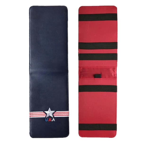 PU Læder Yardage Bogholder Bærbart Golftilbehør til Golfspillere Golf Scorecard Holder