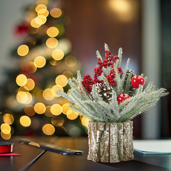 Julepynt innendørs, julebordsdekorasjoner (35*10cm)