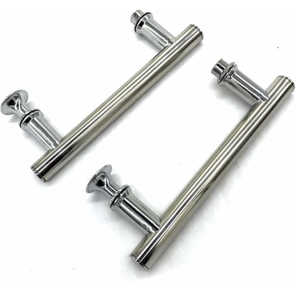 Krom ABS Dusjdørhåndtak 145mm (14,5cm), Hull til Hull, 2 Stykker