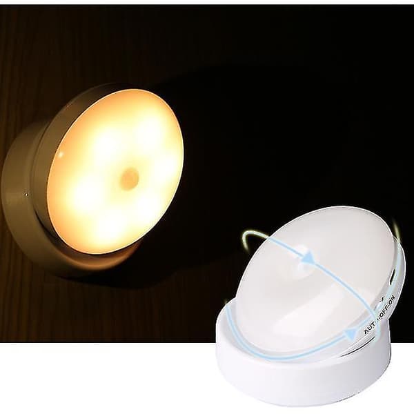 360 Degree Motion Sensor Security LED Light Battery Powered Outdoor Garden Night Light