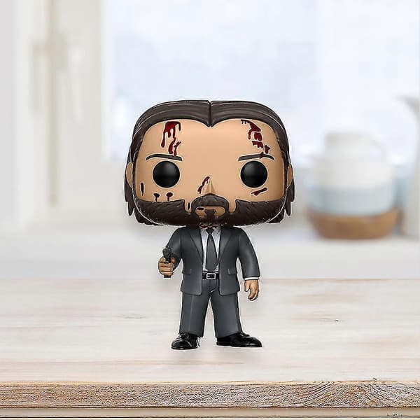 PVC-kodinsisustus John Wick -leluhahmo elokuvafaneille