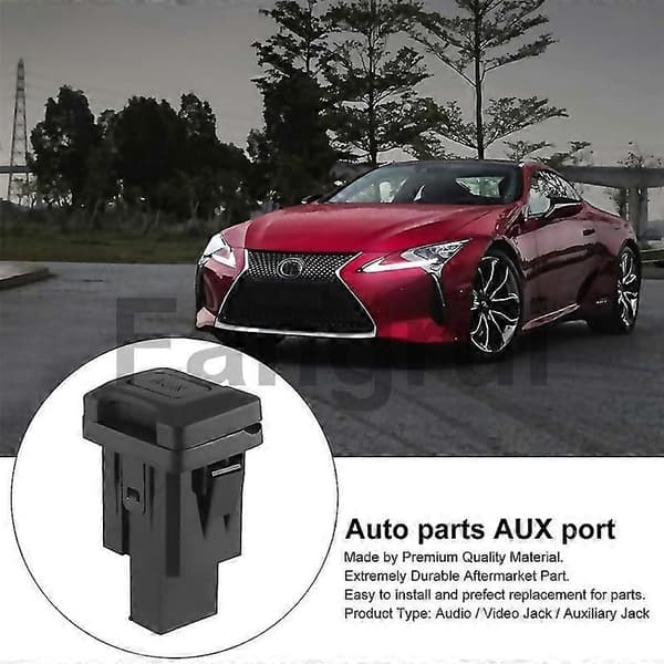 [LLC] For extraport 39112a01 for fitting car parts Aux extra input jack audio interface audio input