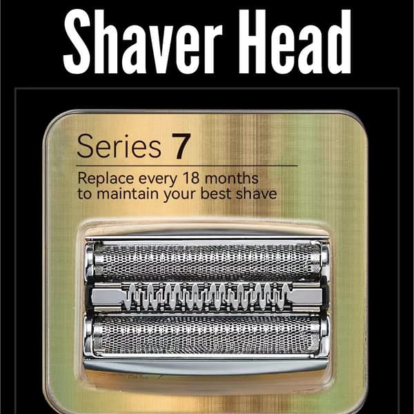 Braun Series 7 70S Replacement Head for Electric Shaver, Silver-FA-