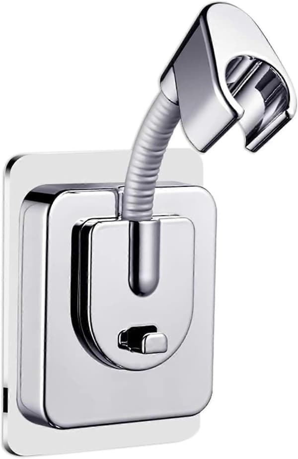 1 stk. veggmontert dusjhodeholder med silikonadapter