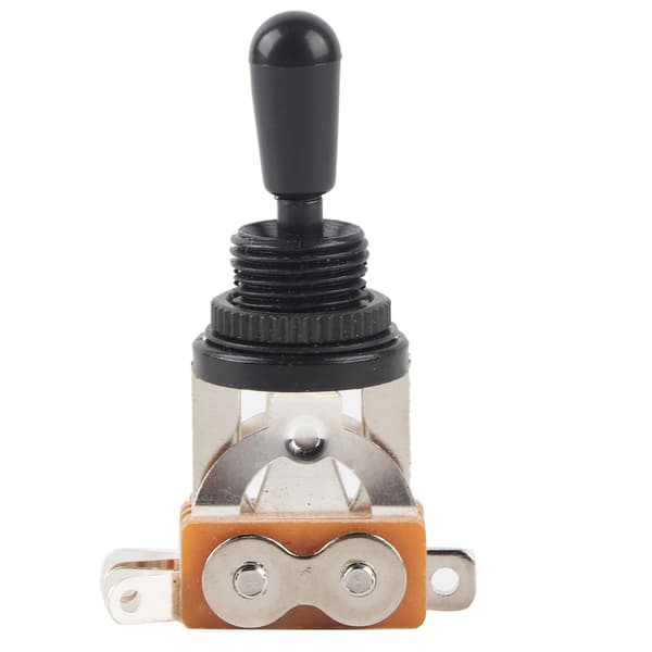 1 pc 3-way Toggle Switch Black Tip Replacement for LP Style Electric Guitar Black