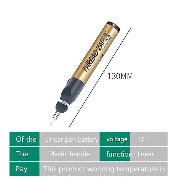 Thread Zapper, Thread Burner, Battery Operated, Trim, Burn and Melt Thread for Bead Weaving Finishing A