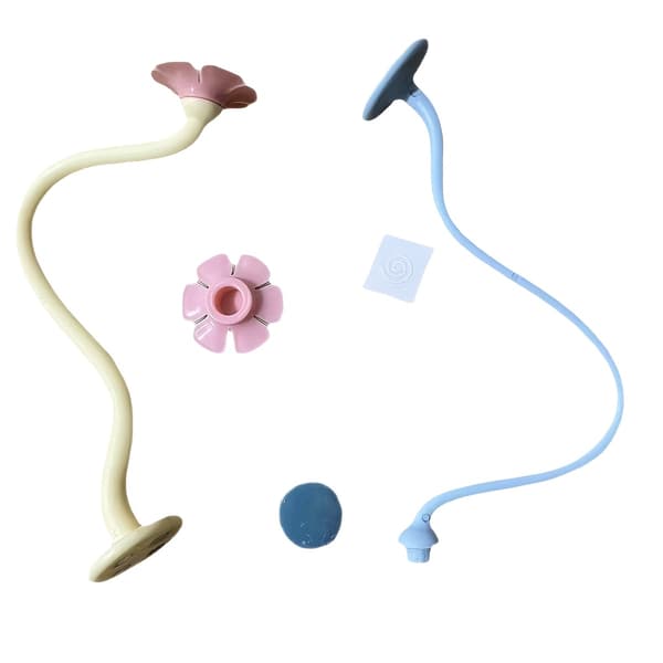 Washing Machine Flower Vent Button - Magnetic Removable Door Stop, Laundry Accessory Iced Blue Iced Blue