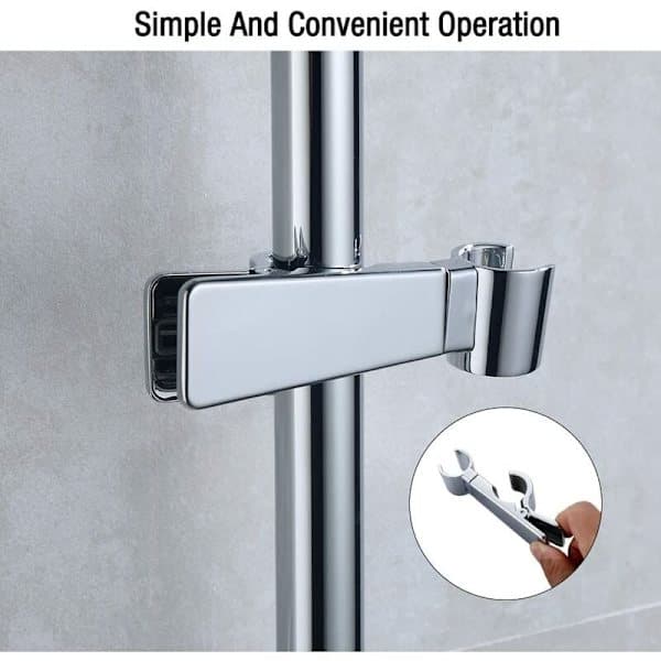 Handheld Shower Head Holder, 18-25 MM Shower Head Holder, Replaceable Wall Mounted Shower Head Holder, Universal Hand Shower Holder, Height Adjustable