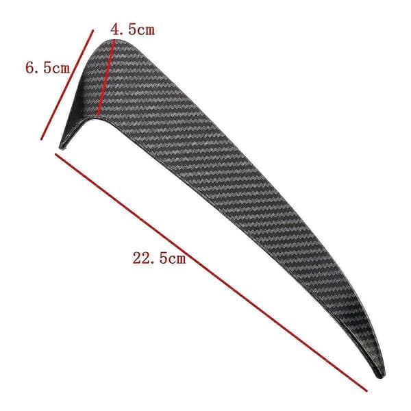 Kulfiber Bagkofanger Spoiler Ventilationsdæksel Side Canard Til C-Klasse W205 C43 C63 AMG 2014-2019