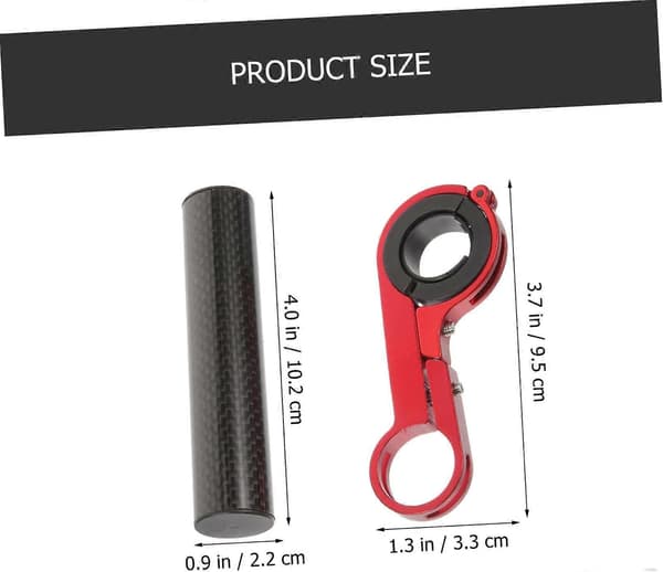 1. metallforlengelsesfeste for sykkelstyreforlengelse