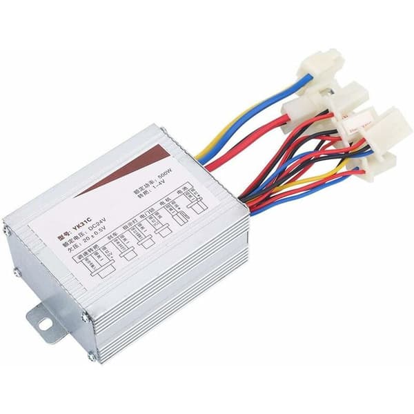 24V børstet hastighedsregulator, elektrisk cykelmotorcontroller, 24V 500W elektrisk motorcontroller, følsom lavspændingsbeskyttelsescontroller longziming