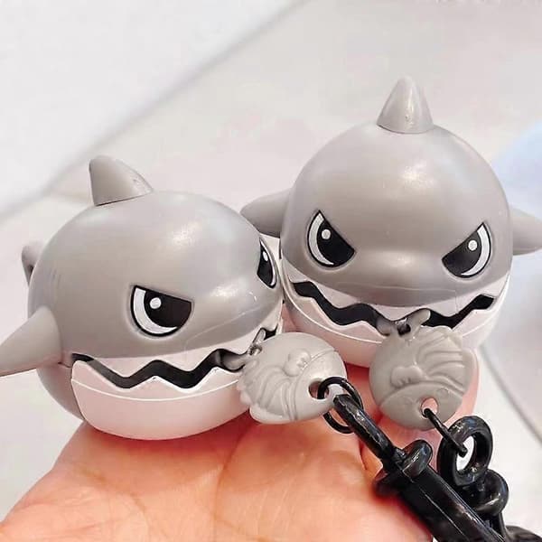 Shark String Keychain Creative Keychain Stress Relief Toy