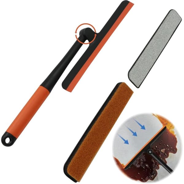 Window Scraper Window Cleaner, Window Cleaning Kit Window Frame Cleaner and 3 in 1 Combi