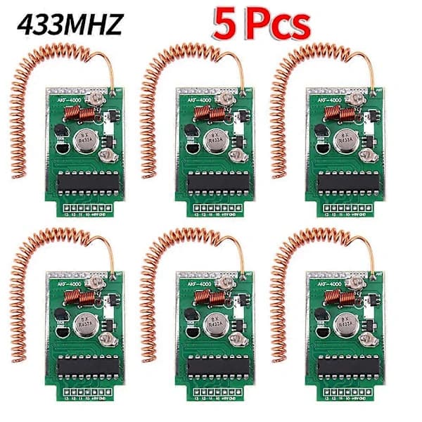 5st High Power 4km Wireless RF Remote Control Transmitter Kit 433mhz Range 4000 Meters For Arduino Arm Starter Module