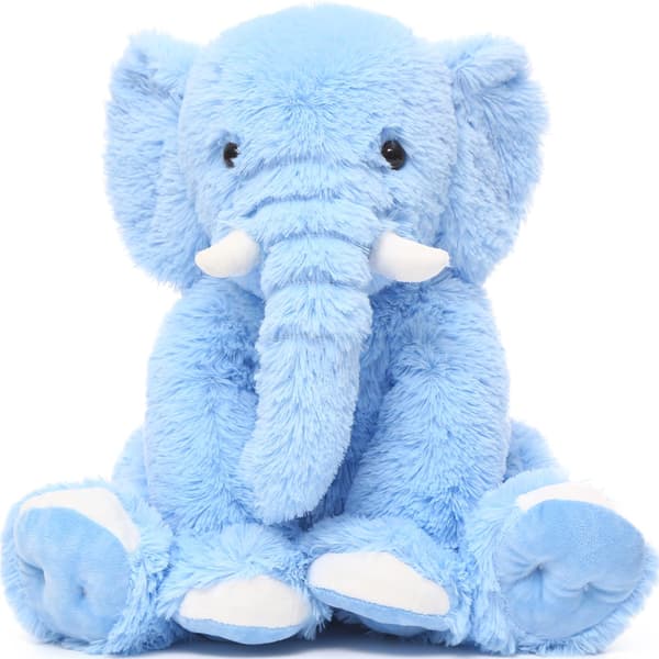 Blå Elefant Bamse til Piger, Kawaii Nuttede Elefant Plysdyr Blødt Legetøj, Sød (45cm)