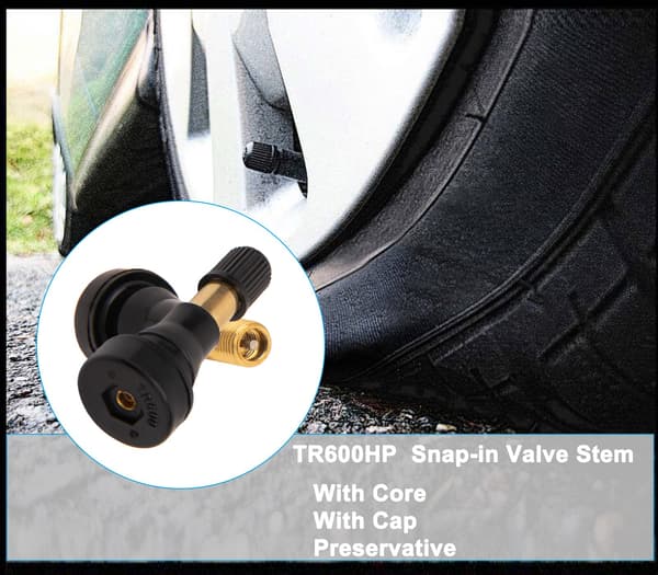 50 st TR600 Högtrycksventilspindel - Högtrycks slanglösa snap-in ventiler Bra