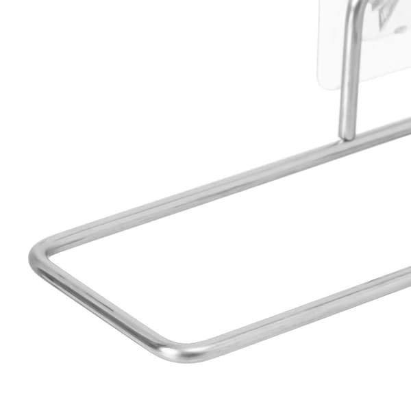 Self-adhesive wall rack for paper towels, bath ball hanger, multi-functional wall-mounted paper holder for bathroom and kitchen