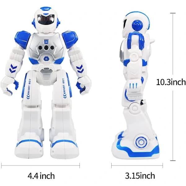Fjernstyret robot til børn, intelligent programmerbar robot wi,A
