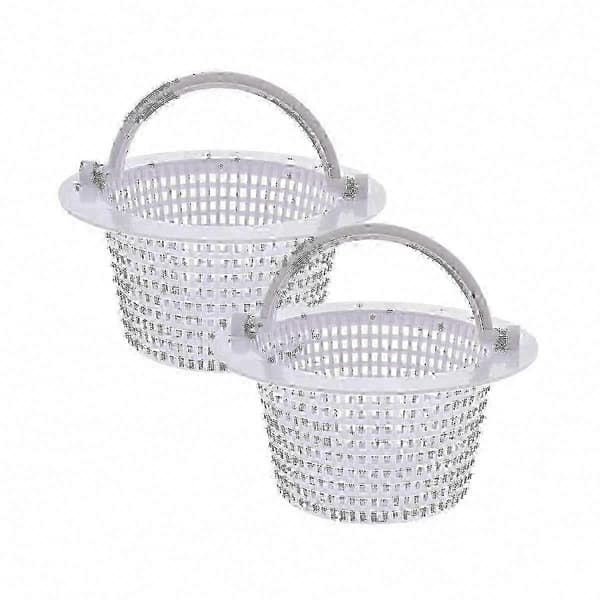 2-pack Replacement Skimmer Basket with Handle for Above Ground Pool Through Wall White SZRH 5 5 5 5