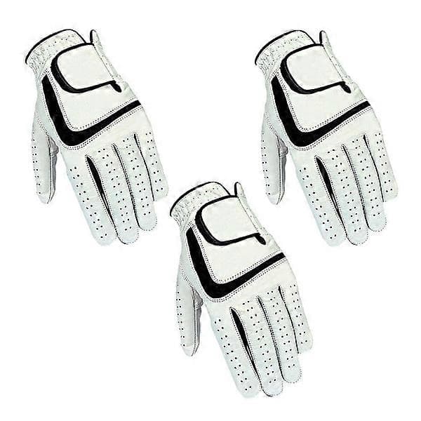 3-pack Golf Glove Left - Several Sizes White L