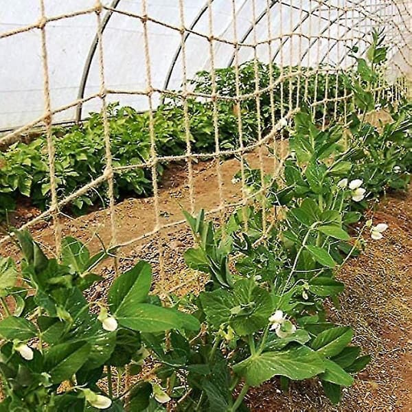 Natural Jute Net for Climbing Plant Support