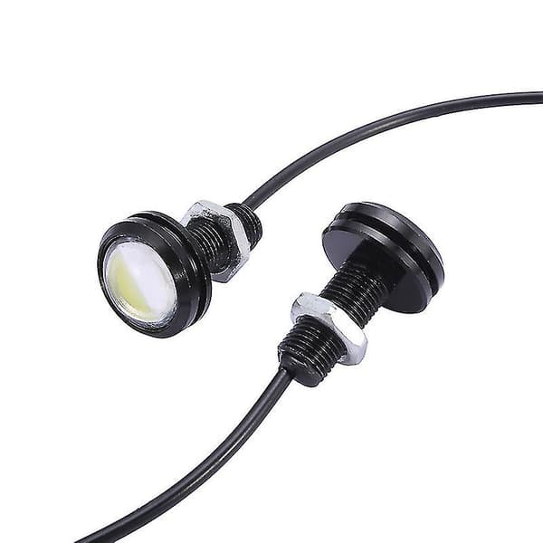 2x 18w Eagle Eye-lampe Daglys LED DRL Tåkelys Dagkjørelys Bil Lys Baklys