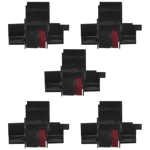 IR-40T (5-pak) Kompatible farvebånd til regnemaskiner og printere - sort og rød Musta & punainen
