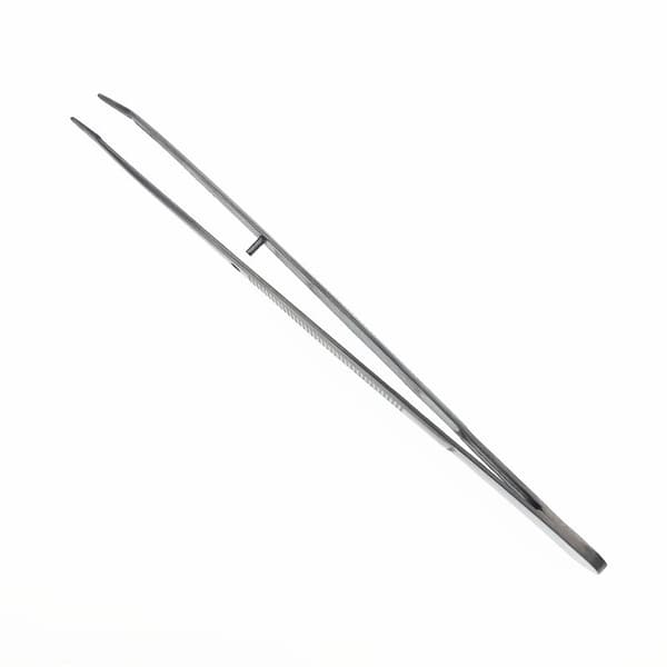 Pincetsæt til symaskine (2 stk.) riflede buede spidser - professionel