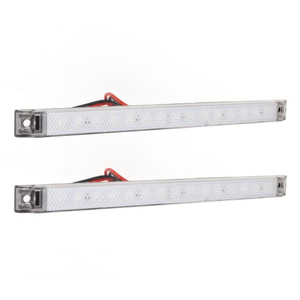 2 pcs Side Marker Light 12V DC IP65 Waterproof LED Width Indicator Clearance Lamp for RVs Boats Yachts