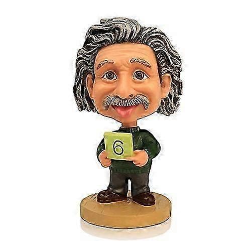 Einstein Bobblehead Samleobjekt Gave Albert Einstein Figur Skrivebordsdekorasjon med Særpreget Design og Beskyttende Emballasje