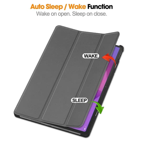 Kotelo Lenovo Idea Tab Pro Anti-Drop nahkainen jalusta tablettisuoja monivärinen harmaa Multicolor Grey