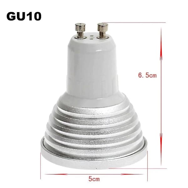GU10 3W 16 Colors LED RGB Magic Spot Light - Wireless Remote Control